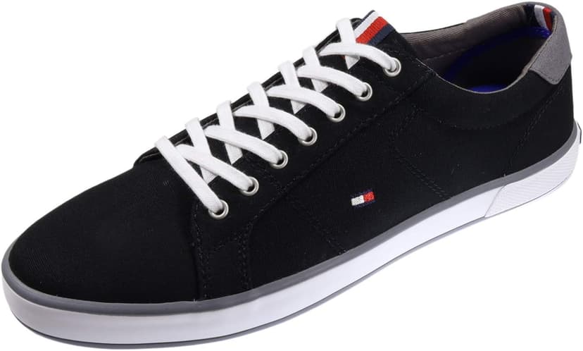 Tommy Hilfiger Men’s Vulcanised Trainers, Black (Black), 8 - 1