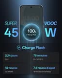 OPPO Reno14 F 5G 8+256GB, AI Android Unlocked Smartphone, 6.57" 120Hz AMOLED Display, 50+32MP AI Camera, 6000mAh Battery, IP69 Water Resistance, Opal Blue (Include 45W SUPERVOOC Charger) - 6