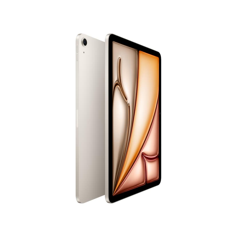 Apple iPad Air 11 inch with M3 Chip: Designed for Apple Intelligence, Liquid Retina Display, 128GB, 12MP Front/Rear Cameras, Wi-Fi 6E, Touch ID, Day Battery Life - Starlight - 2