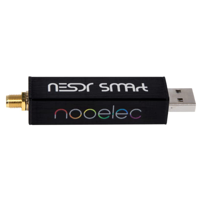 Nooelec RTL-SDR v5 Bundle - NESDR SMArt HF/VHF/UHF (100kHz-1.75GHz) Software Defined Radio. Premium RTLSDR w/ 0.5PPM TCXO, SMA Input, Aluminum Enclosure & 3 Antennas. RTL2832U & R820T2-Based Radio - 3