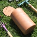 Ollas Lutton Olla Terre Cuite Tube à Enterrer 3L | Arrosage Autonome pour Plantes d'Extérieur Ecologique & Economique | Système d'Irrigation Naturel | Autonomie 5 Jours | OYA Terracotta - 5