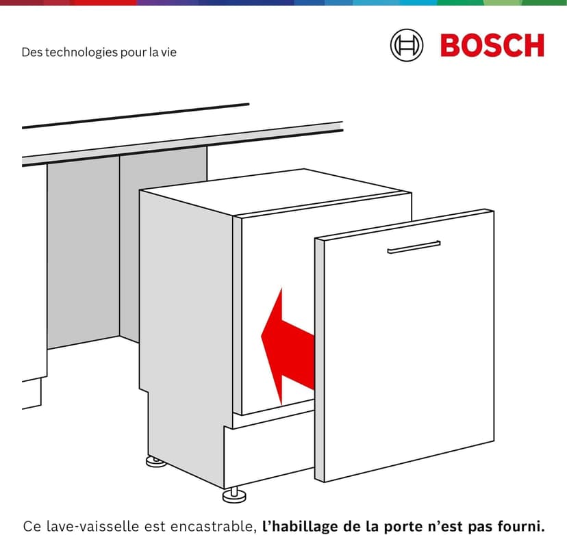 Bosch SMV26AX01F, Series 2, Dishwasher 60 cm, Built-In - 4