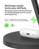 Belkin MagSafe 3 in 1 Wireless Charger, MagSafe Charging Station 15W Fast Charging for iPhone and AppleWatch, Charging AirPods Charging Station for iPhone 16, 15, 14, 13, Apple Watch, AirPods - 5