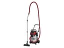 Einhell Water and dust vacuum cleaner TC-VC 3080 SACL (1150 W, capacity 220 mbar, tank 30 l, filtration class L, HEPA filter, filter cleaning, servo socket, with accessories) - 1