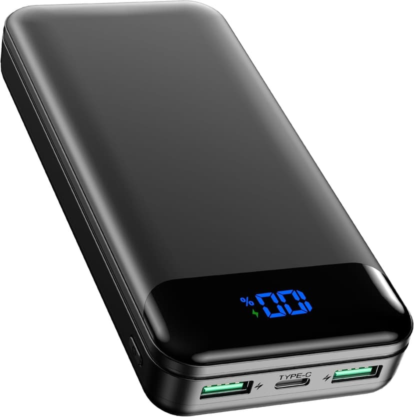 Enerwow Batterie Externe, 27000mAh Power Bank PD 30W Charge Rapide Portable Chargeur, USB C(Entrée&Sortie) Powerbank Compatible avec iPhone 16 15 14 13 Pro Max, Samsung, Tablettes, Etc. - 1