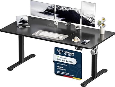 Devoko Electric Standing Desk 160x70cm, Height Adjustable…