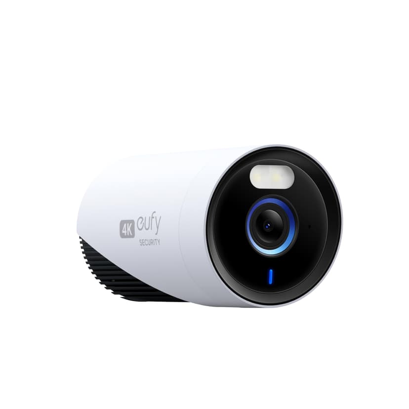 eufy Security eufyCam E330 (Pro) caméra de sécurité extérieure, résolution 4K, Enregistrement 24h/24 7j/7, Plug-in, Wi-FI amélioré, Reconnaissance faciale AI, sans Frais, HomeBase 3 requis - 1