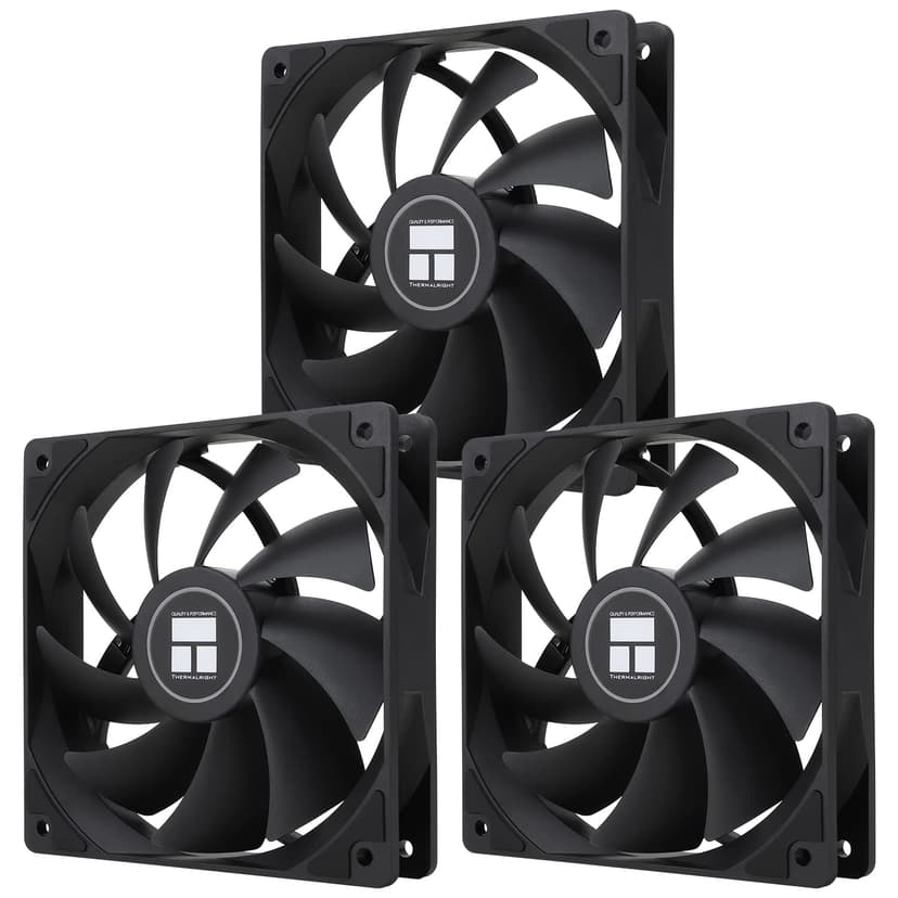 Thermalright TL-C12C X3 CPU Fan 120mm Case Cooler Fan, 4pin PWM Silent Computer Fan avec roulement S-FDB inclus, jusqu’à 1550RPM ventilateur de refroidissement (3 quantités) - 7