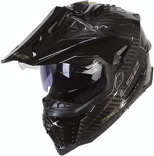 LS2, Explorer Carbon Gloss Motocross Helmet M