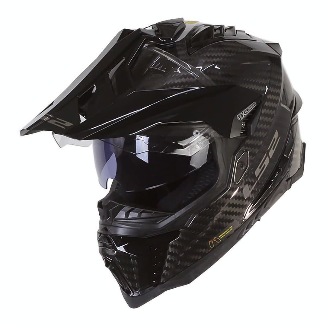 LS2, Explorer Carbon Gloss Motocross Helmet M