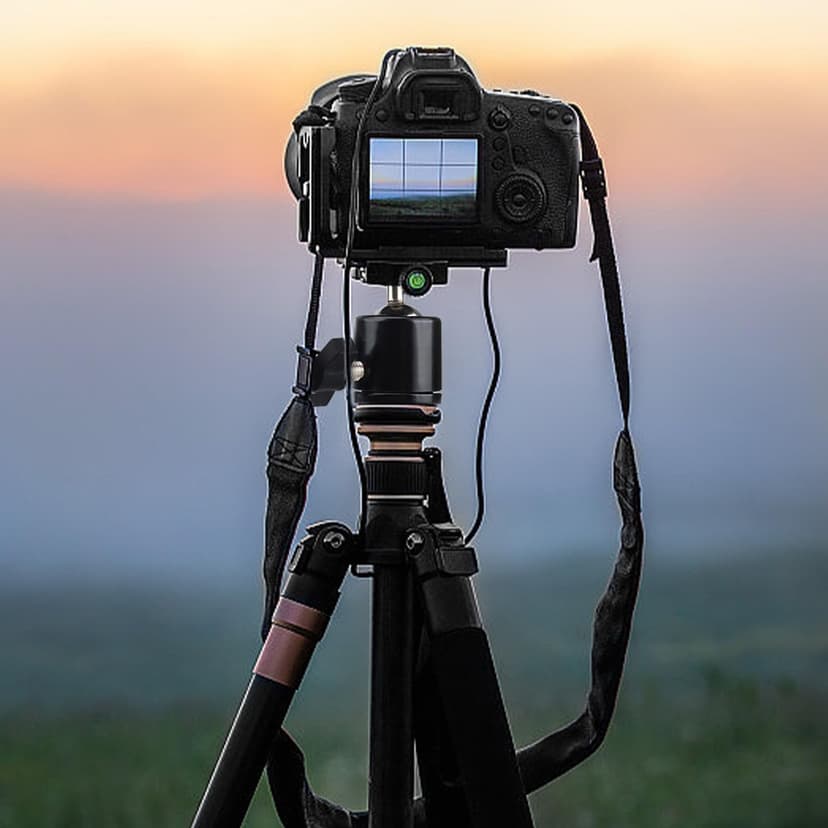 5 Pièces Rotule Photo, DEANKEJI Pivotante 360° Rotule de Suspension, Métal Rotule, Trépied, pour Caméras avec Support à vis 1/4, Monopode Appareil Photo, Support Lumière de Remplissage - 5