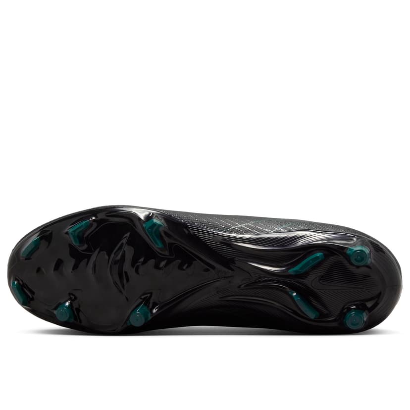 Nike Zm Superfly 10 Acad Fg/Mg Men's Football Shoe, Black/Black/Deep Jungle, 9 - 7