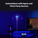 Aqara Ampoule LED T2 (E27, RGB CCT), Thread/Zigbee, Blanc Dimmable, 2000K-9000K, Changement de couleur RGB avec 16 millions de Couleurs, Equivalent 75W, Matter, Compatible avec HomeKit, Alexa, Google - 6