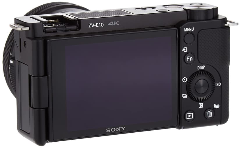 Sony ZV-E10 Mirrorless Vlog Camera (APS‑C Sensor, 4K Video, Flip Screen, Real-Time Eye AF, Ideal for Content Creators) - 3