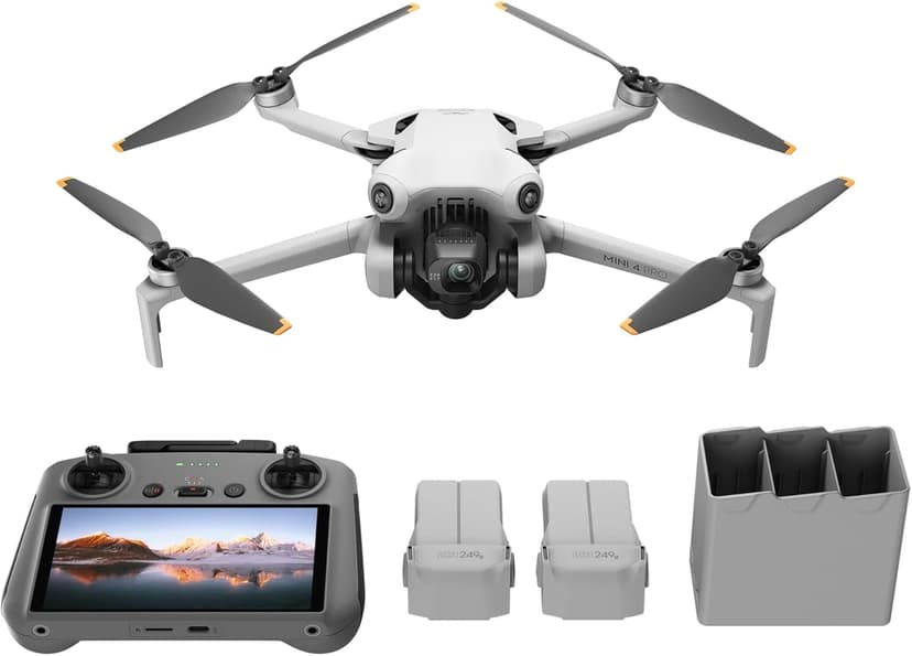 DJI Mini 4 Pro Fly More Combo with DJI RC 2 (screen remot… - 1