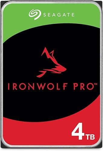 Seagate IronWolf Pro 4TB, Enterprise Internal NAS HDD, CM…
