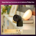 Philips Hue Caméra de surveillance Secure, Résolution vidéo 2k, Notifications, Audio bidirectionnel, Intégration avec les lampes Hue, Caméra extérieure compacte avec support élégant, Noire - 5
