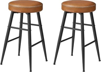 VASAGLE EKHO Collection Set of 2 Bar Chair, Kitchen Chair…