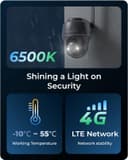 Reolink 4K/8MP 4G Camera, Solar-powered Security Camera Outdoor with Colour Night Vision, No WiFi Security Camera, Pet/Person/Vehicle Detection, Outdoor Camera Wireless, Go PT Ultra-G + Solar Panel - 5