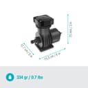 Gardena Micro-Drip-System Master Unit 2000: Starting unit for the automatic irrigation system, reduces pressure and filters the water, simple connection technology (13310-20) - 4