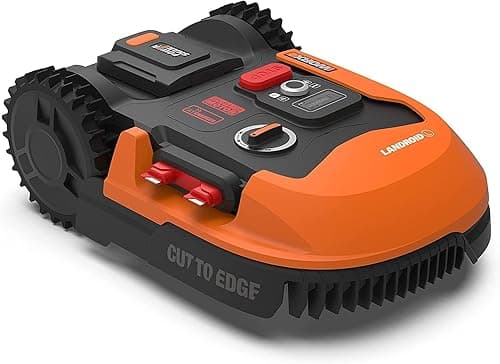 WORX Landroid Plus WR167E Robotic Lawnmower for Gardens up to 700 m² with WiFi, Bluetooth and Floating Mowing Deck