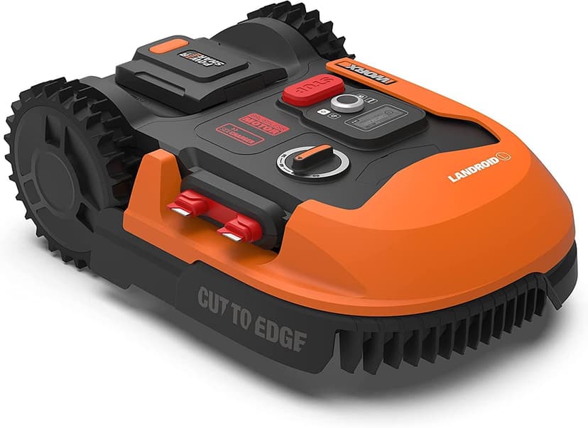 WORX Landroid Plus WR167E Robotic Lawnmower for Gardens up to 700 m² with WiFi, Bluetooth and Floating Mowing Deck - 1