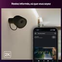 Philips Hue Caméra de surveillance filaire Secure, résolution vidéo 2K, notifications, intégration avec éclairages Philips Hue, Caméra extérieure et intérieure filaire en alimentation continue, noir - 2