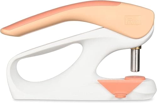 Prym 390912 Vario Creative Tool | Push Button, Eyelet & Hole Tool | Includes Tool Set (2.5-4 mm) | Ergonomic & Effort-Saving | Apricot