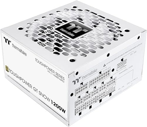 Thermaltake Toughpower GT 1200W | ATX 3.1 | PCIe 5.1 | 80+ GOLD | Modular | Snow
