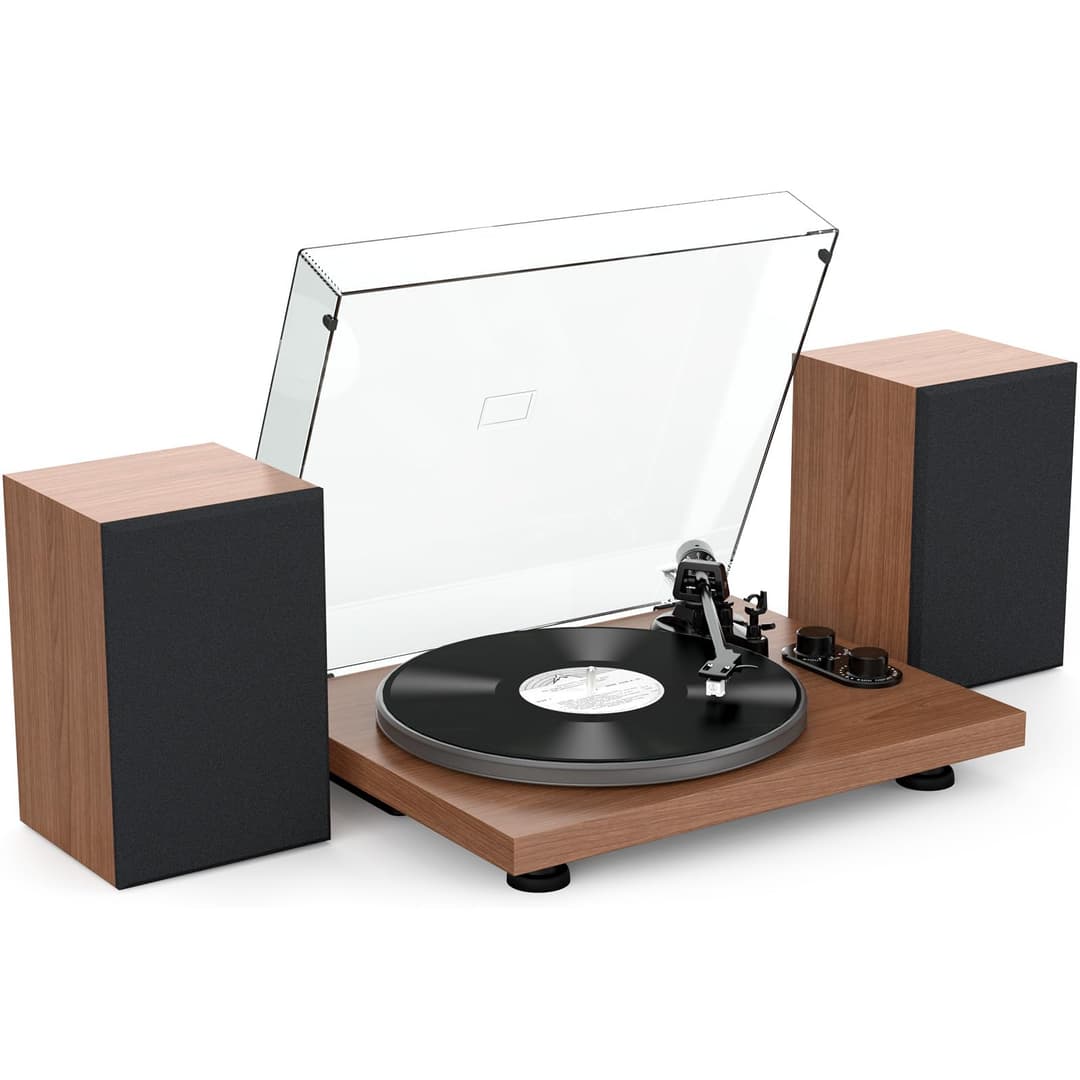 Udreamer Platine Vinyle Système Hi-FI avec Enceintes d'ét…