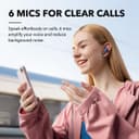 soundcore by Anker Liberty 4 NC Wireless Noise Cancelling Earbuds, 98.5% Noise Reduction, Adaptive Noise Cancelling to Ears and Environment, Hi-Res Sound, 50H Battery, Wireless Charging (blue) - 7