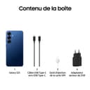 Samsung Galaxy S25, Smartphone Android 5G avec Galaxy AI, 128 Go, Chargeur secteur rapide 25W inclus, Smartphone déverrouillé, Bleu Nuit, Version FR - 7