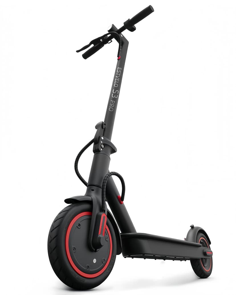 S3 Pro Electric Scooter with Air Tires, 20 km/h - 15% Til… - 1