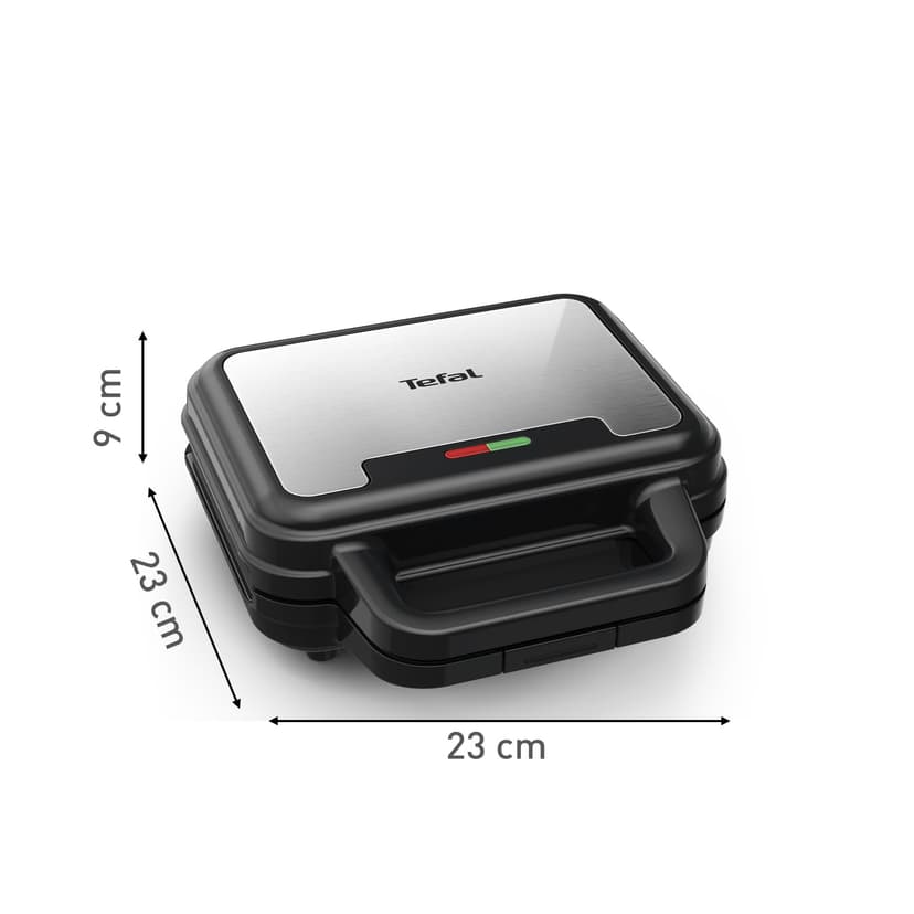 Tefal UltraCompact 3-en-1 Appareil à Gaufres, Sandwichs et Paninis, 3 jeux de plaques inclus, Compact, Rangement Facile, 700 W, SW383D10 - 8