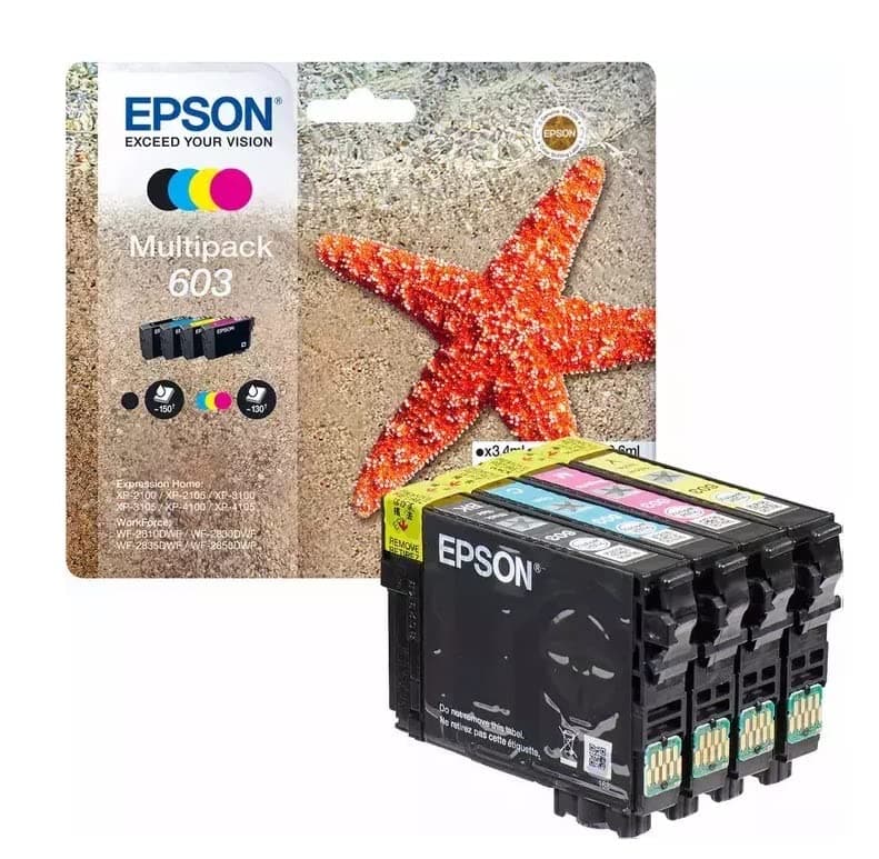 Epson Lot de 603 cartouches d'encre d'origine pour Expres…
