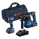 Bosch Professional Combo-kit GSB 18V-45 Plus GBH 18V-22 (with 2 Batteries 4.0 Ah, Charger GAL 18V-40, in Tool Bag) - 1