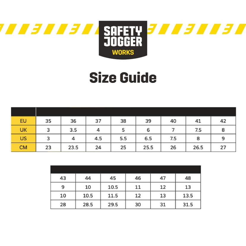 SAFETY JOGGER Safety Boot - BESTBOY - Steel Toe Cap S3/S1P Work Shoe for Men or Women, Anti Slip Puncture Resistant Steel Sole, Shock Absorbing, Water and Oil Repellant Safety Shoe, UK 9 EU 43, Black Leather - 9