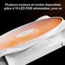 be quiet! Light Wings LX 120mm PWM Reverse White Fan, Optimized and Reversed Blades, ARGB LEDs, Extraordinary Air Pressure, Ideal as Side or Bottom Intake, Illuminated Hub, Frosted Blades - 5