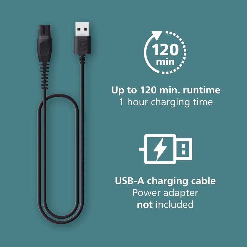 Philips Norelco Body Groomer 7000 Series Men's Hair Trimmer with 2D Smooth Contour Flexible Head, Triple Protection Shaving System and Intimate Hair Trimmer, 100% Waterproof, BG7480/50 - 8