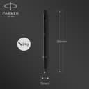 Parker IM Ballpoint Pen | Matte Black with Black Trim | Medium Point with Blue Ink Refill | Gift Box - 3