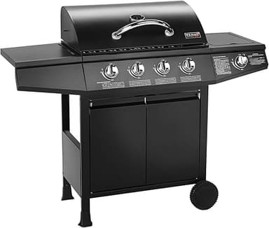 TAINO BASIC 4+1 BBQ Gasgrill Grillwagen Edelstahl-Brenner…