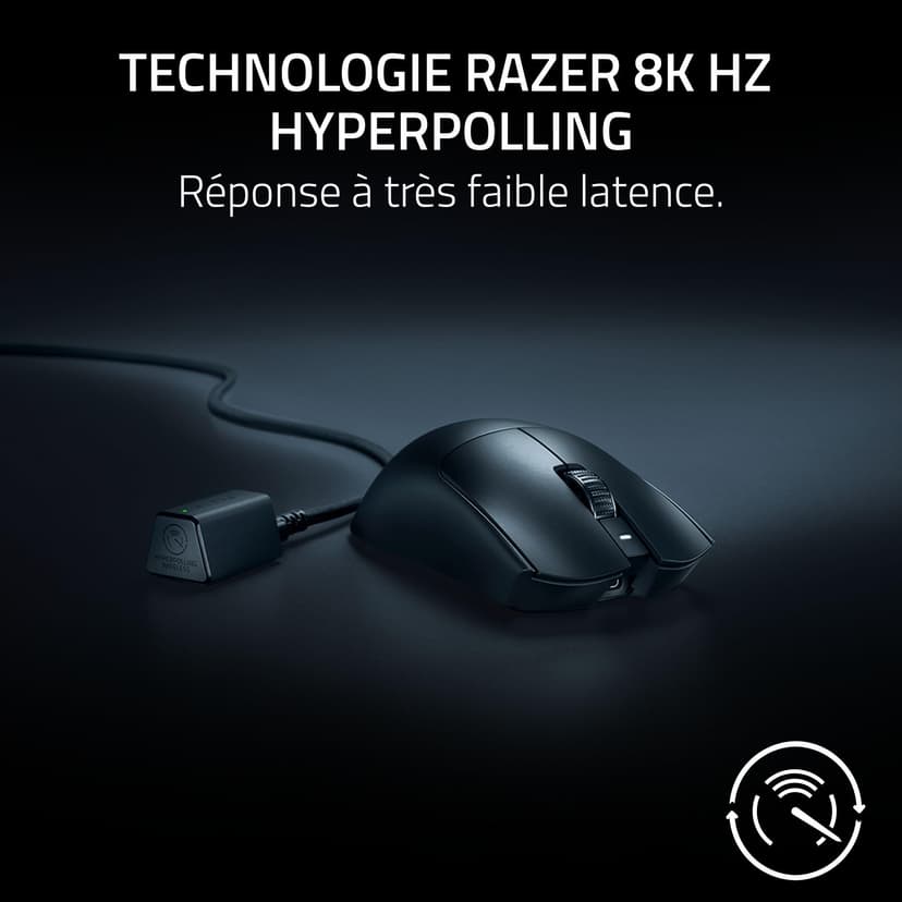 Razer Viper V3 Pro - Ultra-lightweight Wireless Esports Gaming Mouse (8K Hz HyperPolling, 54g Lightweight Design, Focus Pro Sensor 35K DPI, HyperSpeed Wireless, 95 hours Battery Life) Black - 6