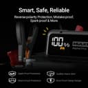 Hulkman Alpha Pro, Solid Black, 1750A 59.2Wh Smart Jump Starter, PD65W in&Out Car Battery Pack, 12V Portable Jumper, for 8.0L Gas and 5.0L Diesel Engines, Jump Box with 3.3" LED Display - 8