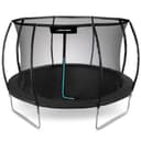Outdoor Trampoline, Garden Trampoline, Diameter 244 cm, 8 ft Certified Trampoline with Safety Fence and Padded Poles for Children, Indoor Outdoor Fitness, Maximum Load 100 kg - 1