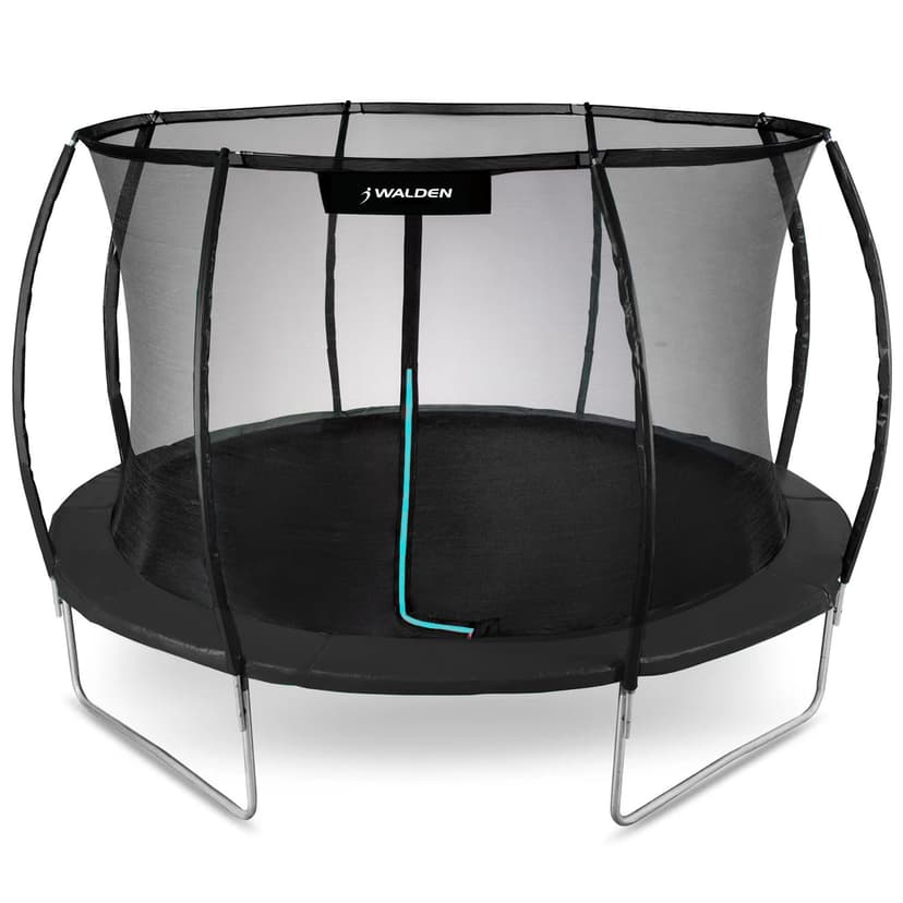 Outdoor Trampoline, Garden Trampoline, Diameter 244 cm, 8 ft Certified Trampoline with Safety Fence and Padded Poles for Children, Indoor Outdoor Fitness, Maximum Load 100 kg - 1