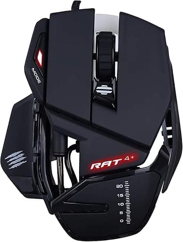 Mad Catz Rat 4+ Souris Gamer Filaire USB - Souris Ergonom…