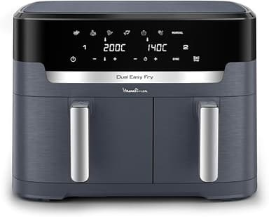 Moulinex EZ942BF0 Friteuse à air Dual Easy Fry XXL, Cuiss…