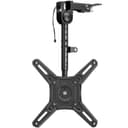 ELIVED Flip Down Ceiling TV Mount Fits 14-42 Inch LCD TV/Monitor Screens up to 10KG, Height Adjustable Full Motion TV Bracket for Flat/Pitched Roof/Cabinet, Max VESA 200x200mm, EV3030 - 1