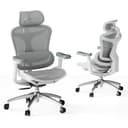SIHOO Doro C300 Ergonomic Office Chair with Ultra Soft 3D Armrests, Dynamic Lumbar Support for Home Office Chair, Adjustable Backrest Desk Chair (White) - 1