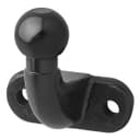 ProPlus Boule d’Attelage Équerre Ø 50 mm – pour Remorque et Applications Fixes – Homologuée E-Type – Noir - 1